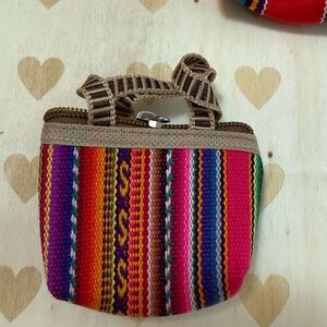 Peruvian Colorful Striped Women's coin purse